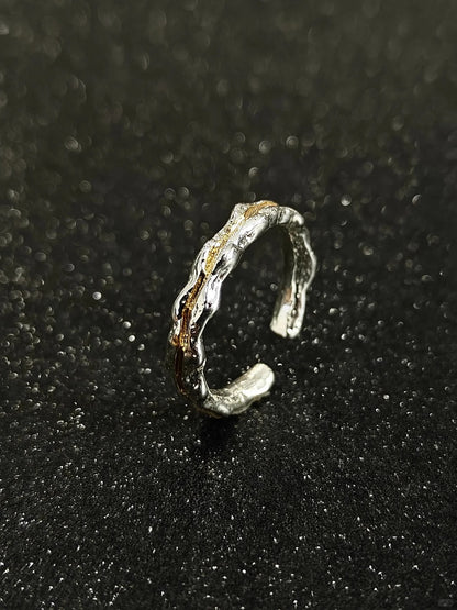 Planet Path Silver Ring