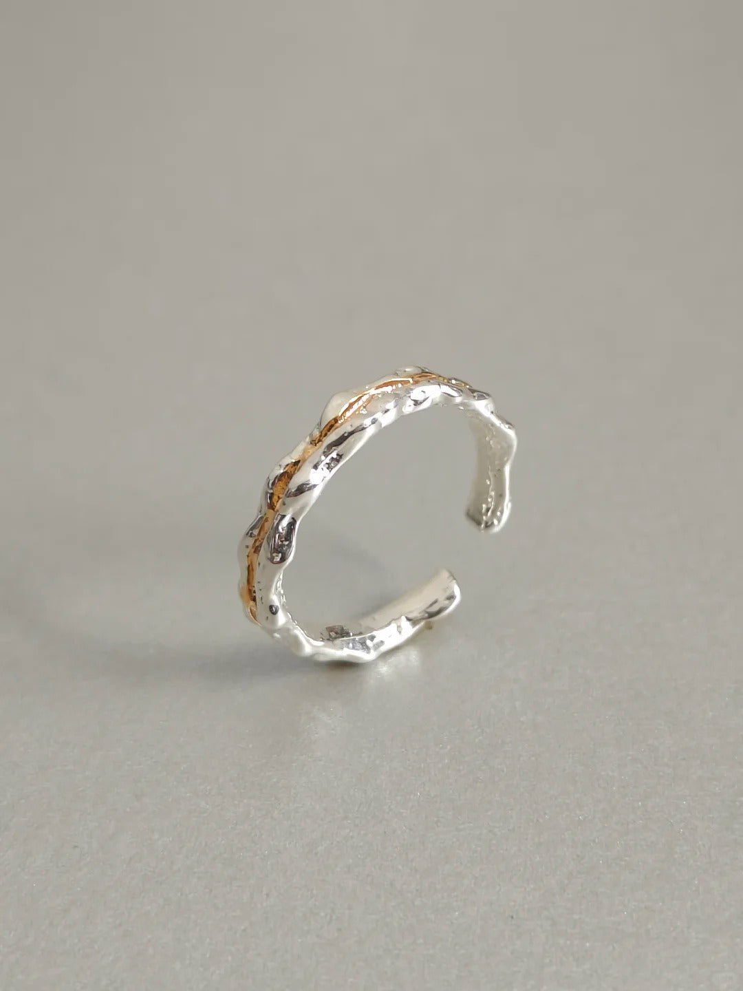 Planet Path Silver Ring