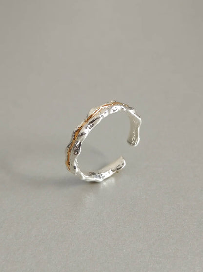 Planet Path Silver Ring
