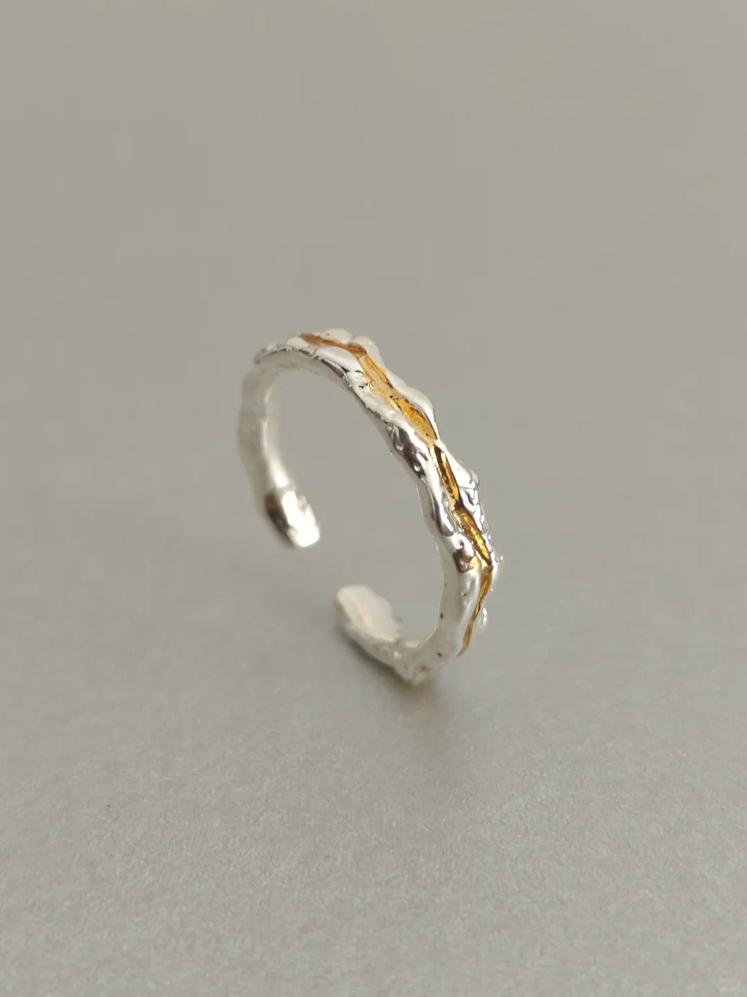 Planet Path Silver Ring
