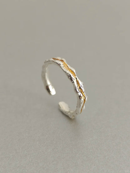 Planet Path Silver Ring