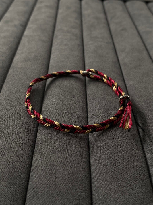 Ember Noir- Herringbone Bracelet- 925 Silver