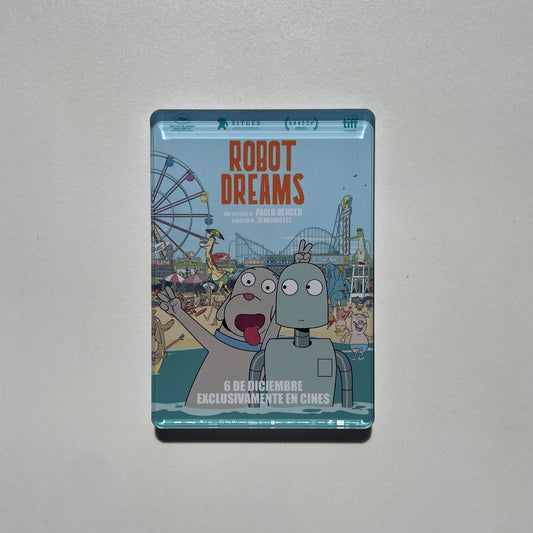 Robot Dreams Fridge Magnet 01 - Robot & Dog  | 5.6×8cm | 6mm Thick