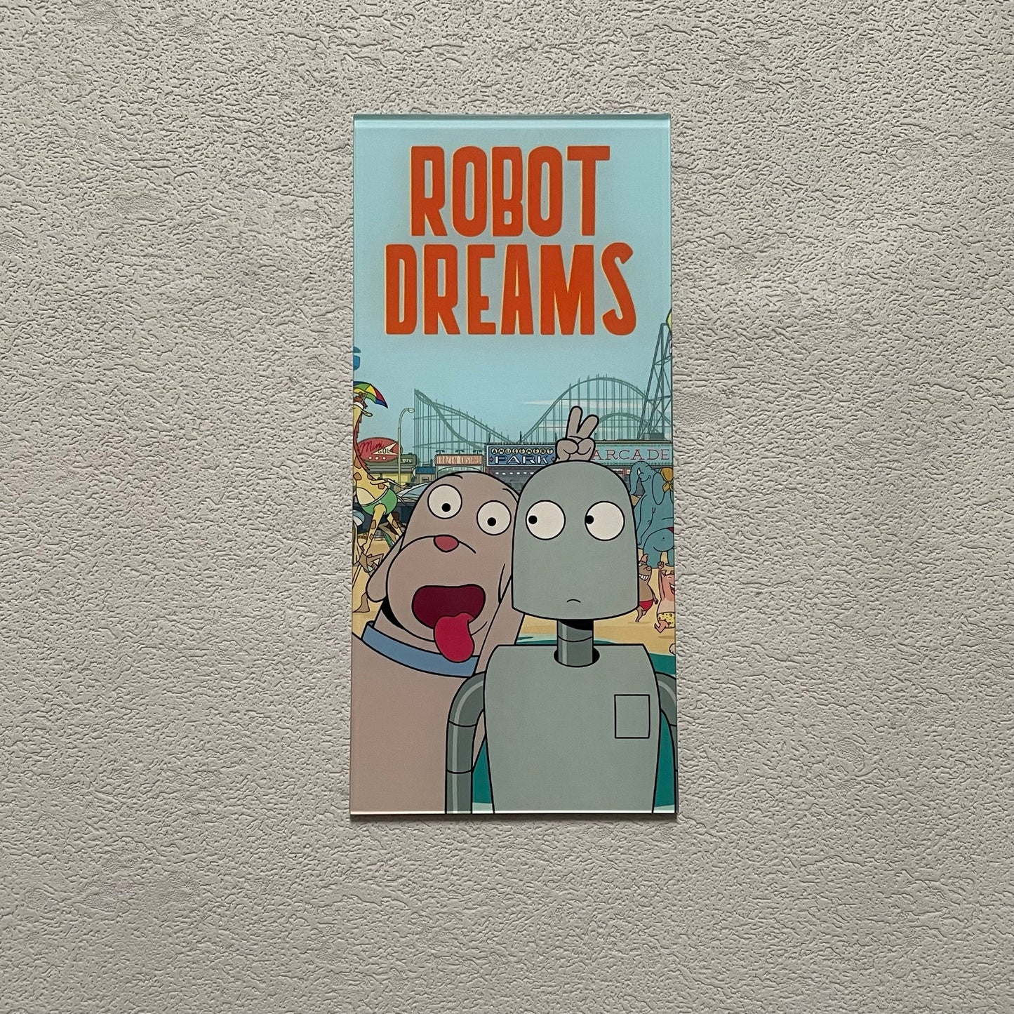 Robot Dreams Fridge Magnet 04 - Robot & Dog Selfie | 6×13cm | 3mm Thick