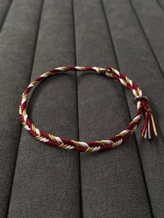 Rose Veil - Herringbone Bracelet- 925 Silver