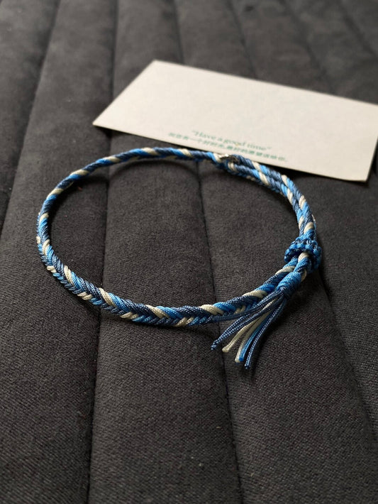 Sea Salt Caramel - Herringbone Bracelet- 925 Silver