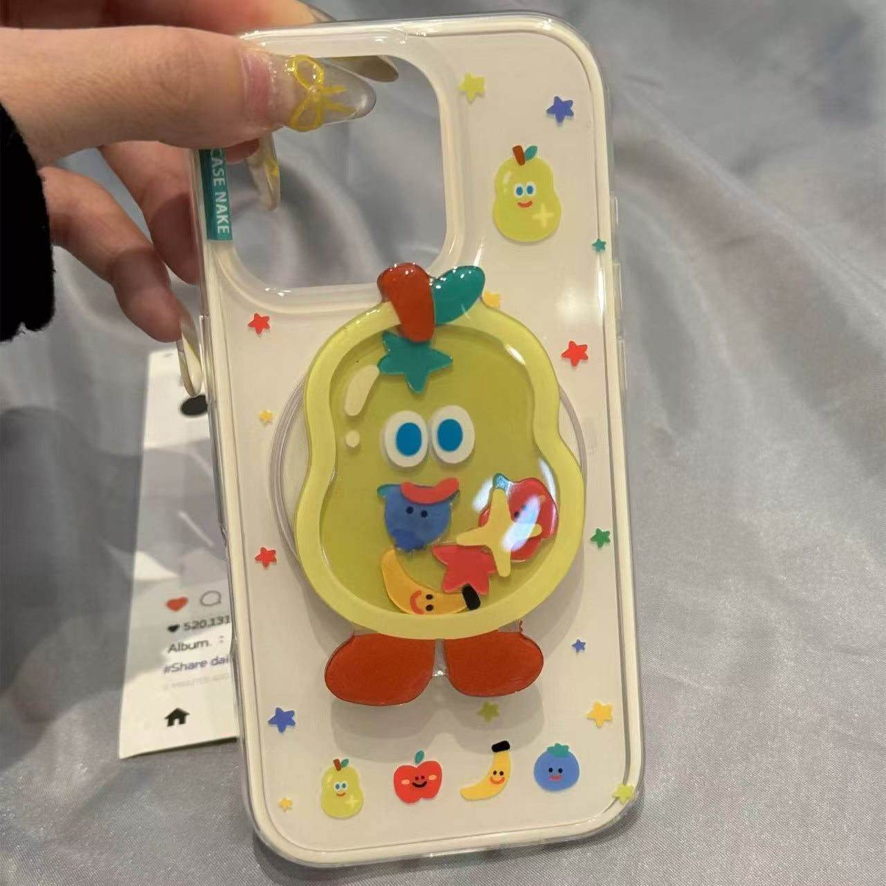 Star Shower Magnetic Case & Pear Buddy Wobble Stand