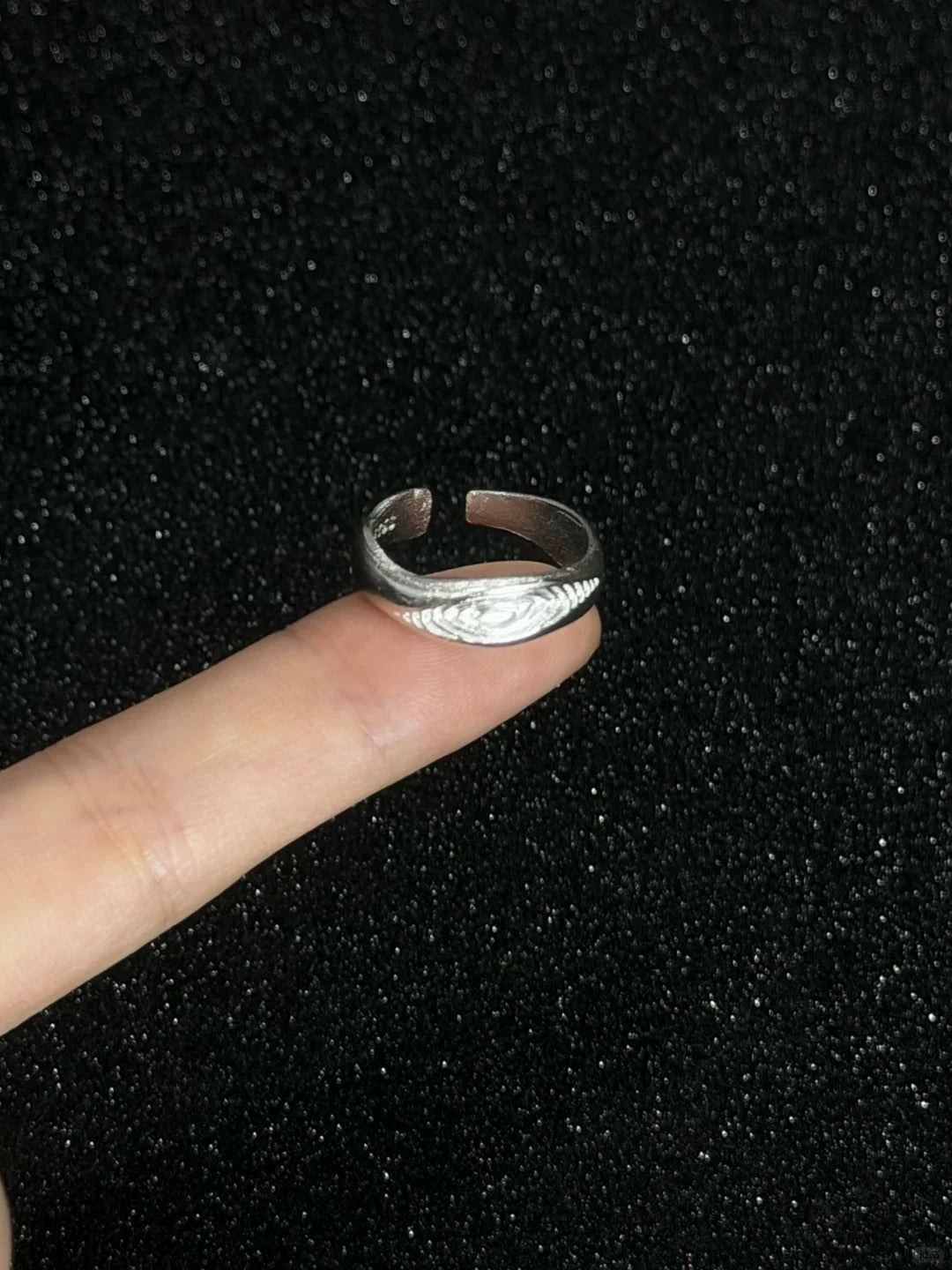 Whirlpool Tree Silver Ring
