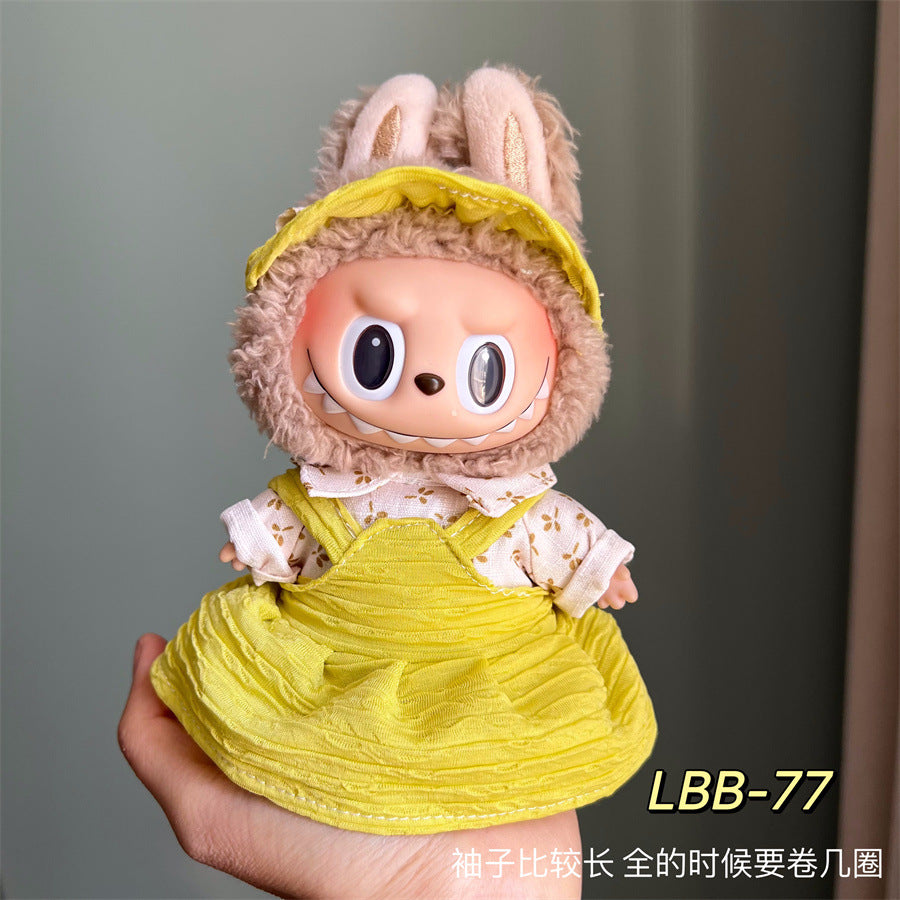 Labubu Clothes-Gardener and Chef Doll Outfit Set