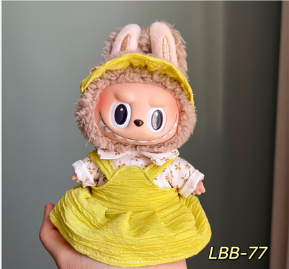 Labubu Clothes-Gardener and Chef Doll Outfit Set