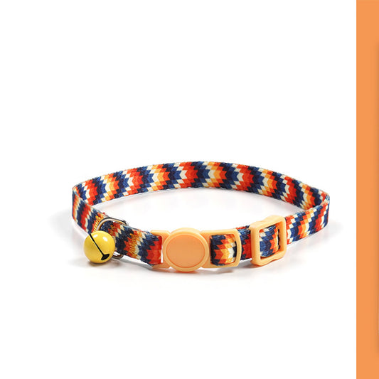 Adjustable Cat Dog Collar with Bell-Dreamy Gradient