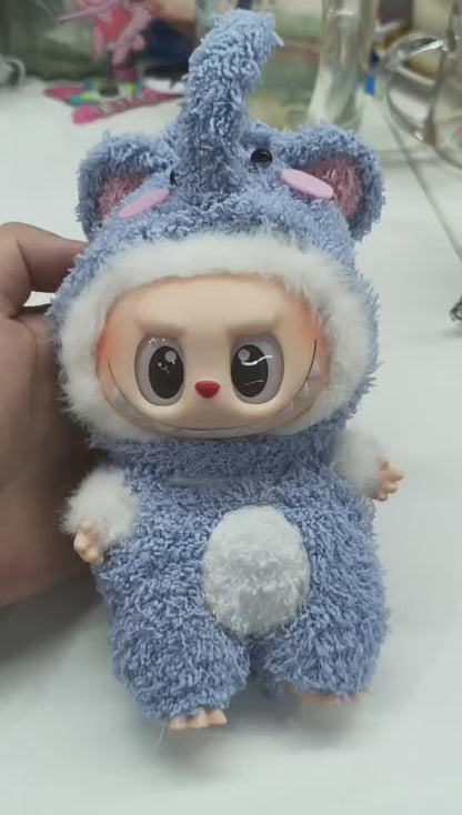Labubu Doll Outfit 17cm- Adorable Elephant Design