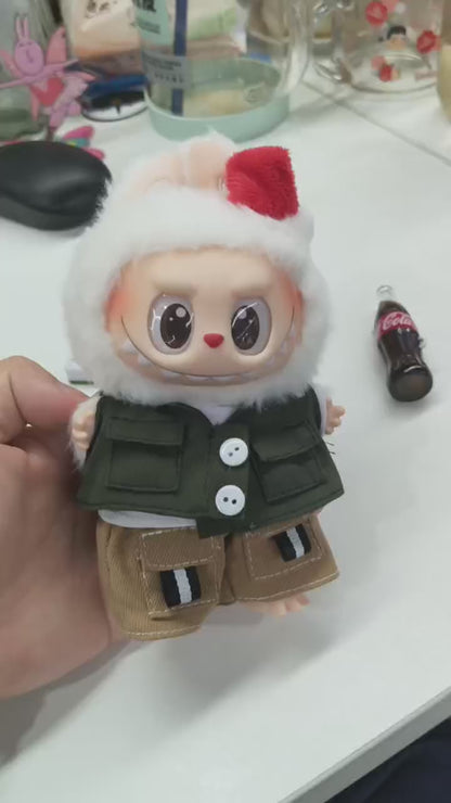 17cm Labubu Clothes-Pocket Gentleman Set